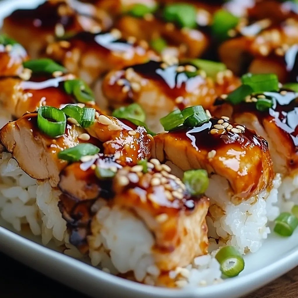 Easy Spicy Salmon Sushi Bake