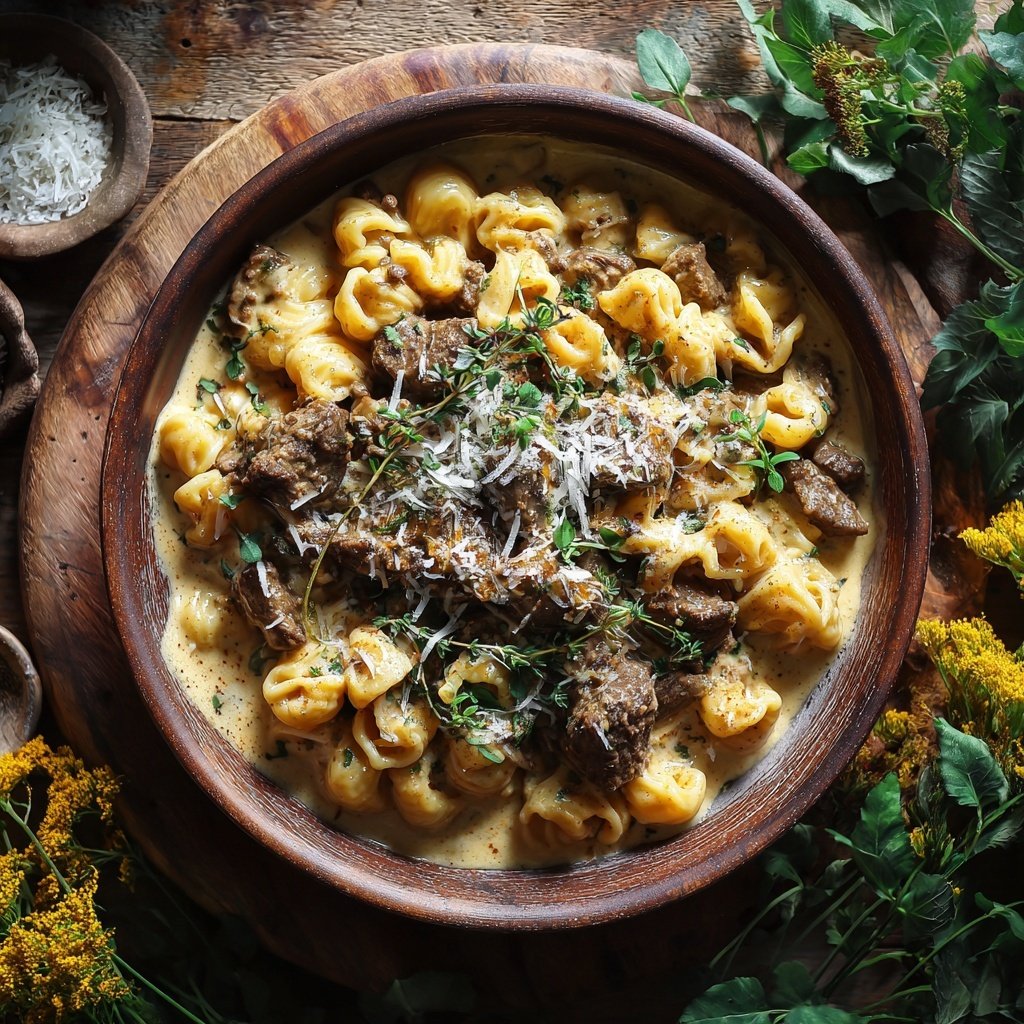Quick Creamy Beef Pasta Dinner