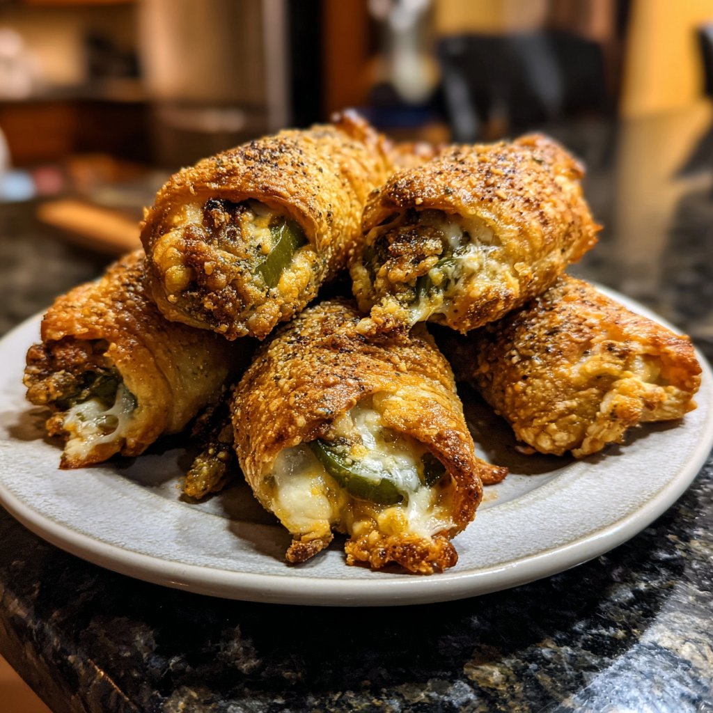 Jalapeno Poppers Wrapped in Pastry