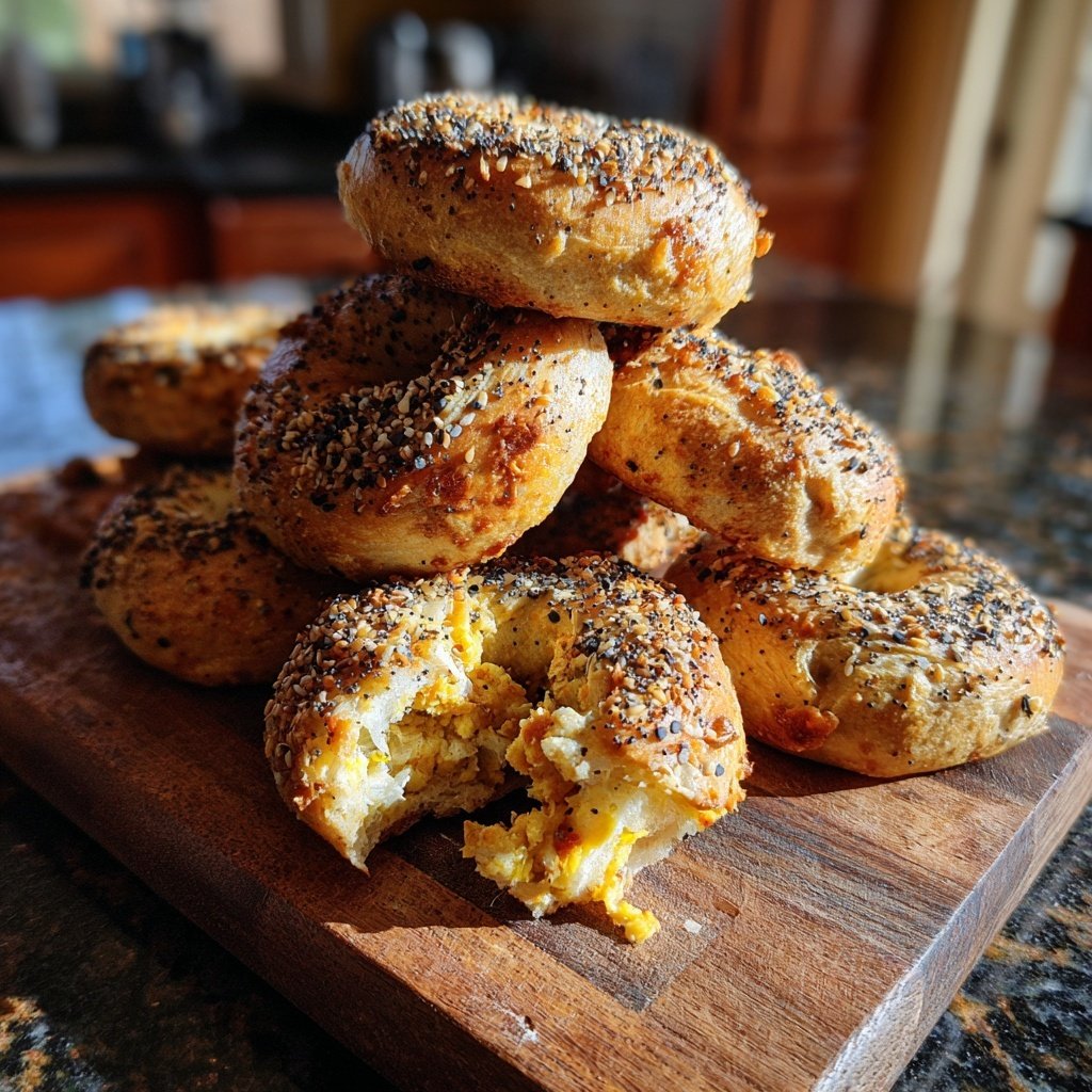 Boiled And Baked Protein Bagels