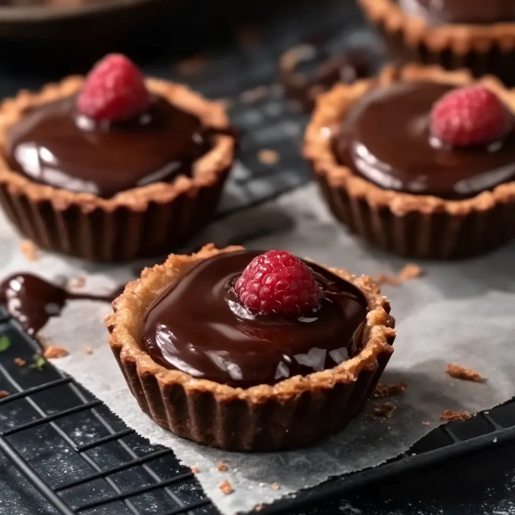Mini Chocolate Tarts (made in a muffin pan!)