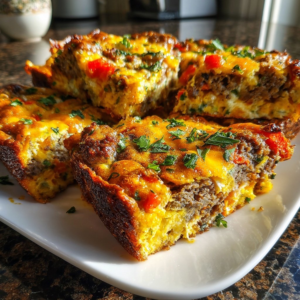 Keto Sausage And Egg Breakfast Bake
