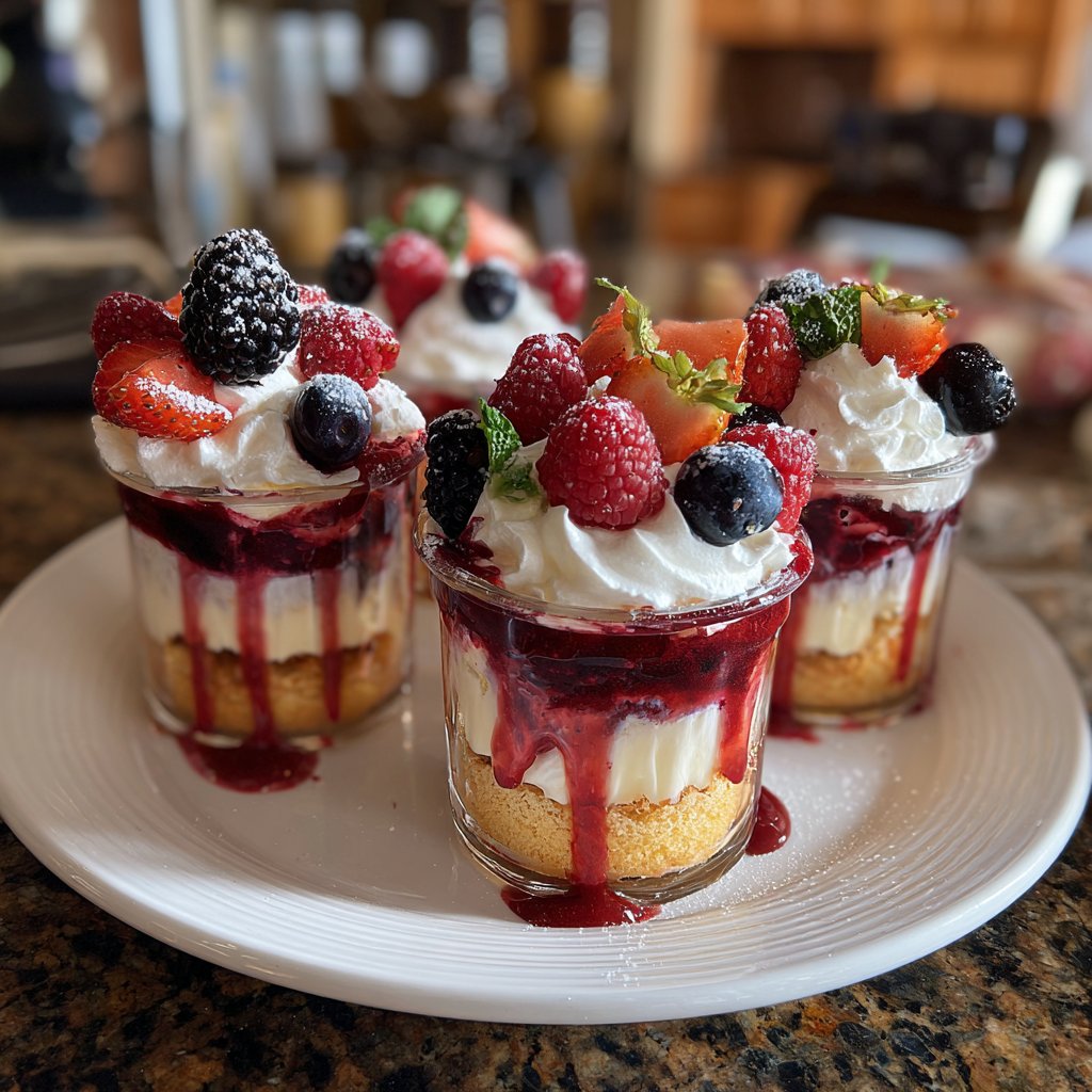 Valentines Snacks Mini Dessert Cups