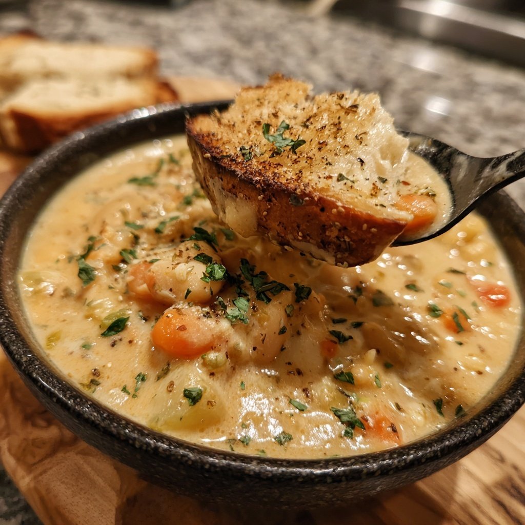 Sunday Creamy White Bean Stew