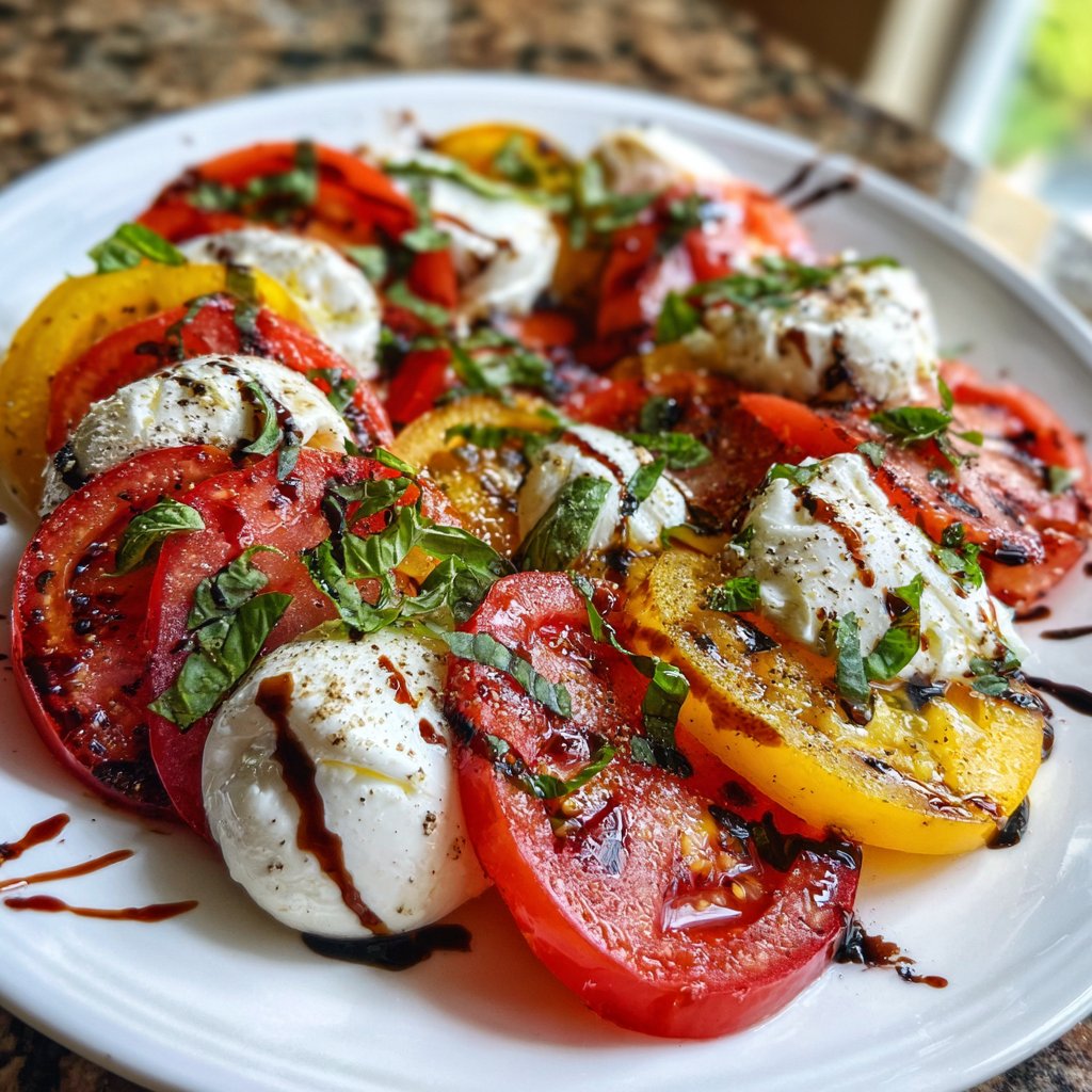 Romantic Tomato Burrata Salad