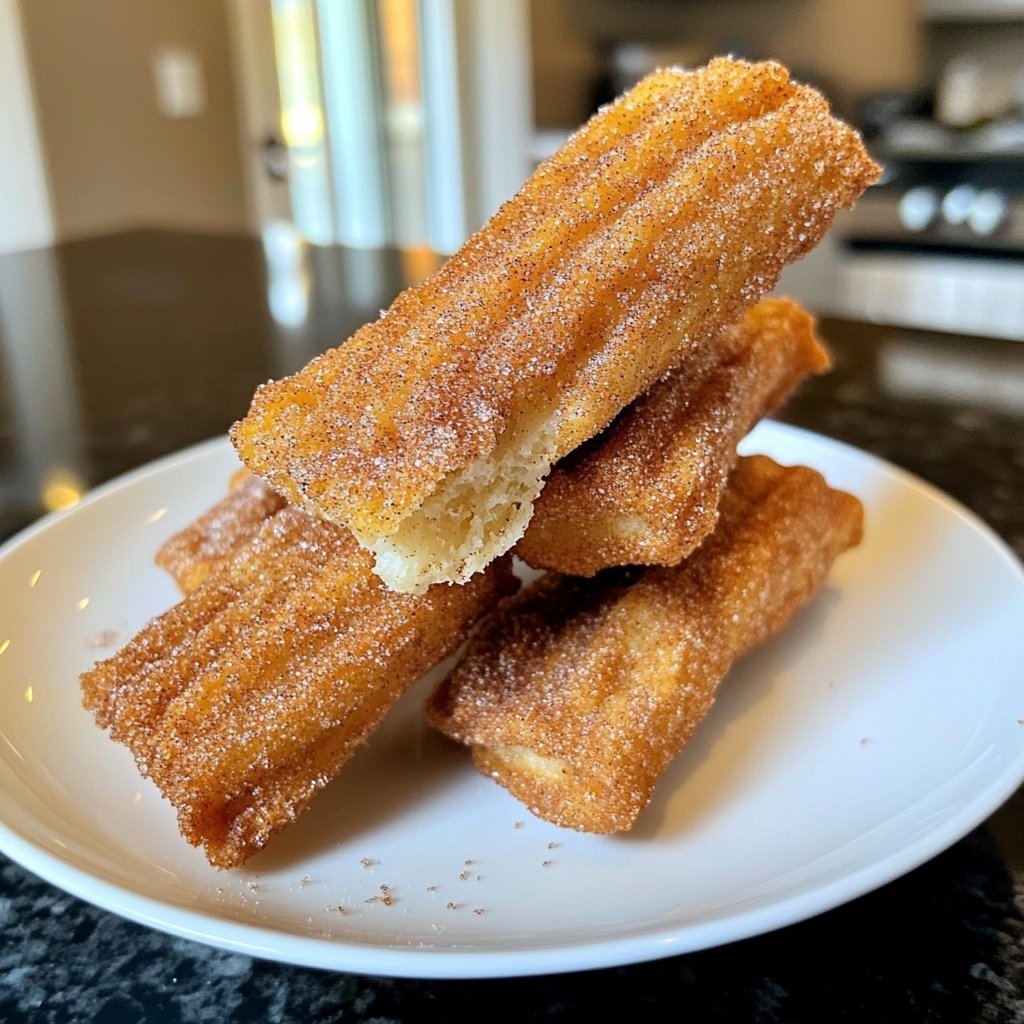 Fluffy Air Fryer Churro Bites