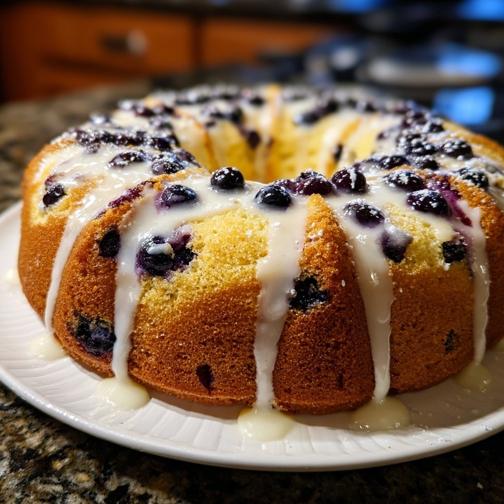 Blueberry Yogurt Breakfast Cake