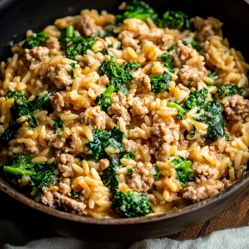 Ground Turkey Orzo
