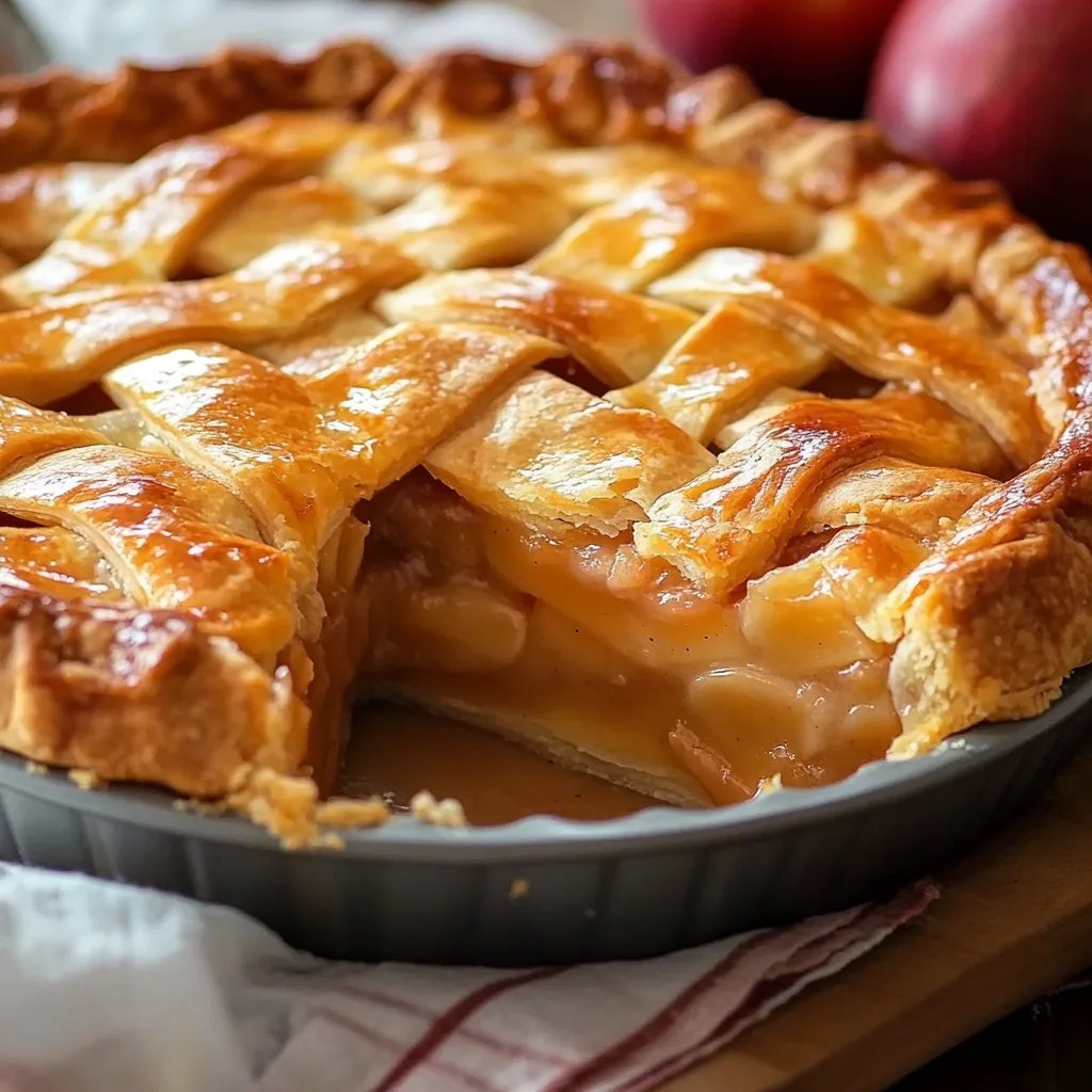 Apple Pie with the Best Filling!