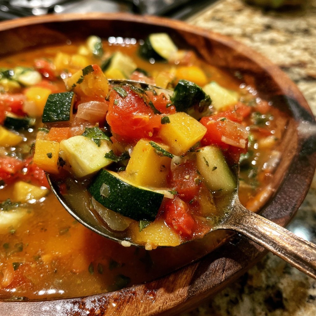 Healthy Crockpot Italian Vegetable Stew