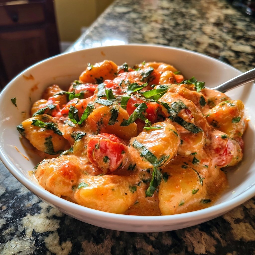 Sunday Tomato Basil Gnocchi