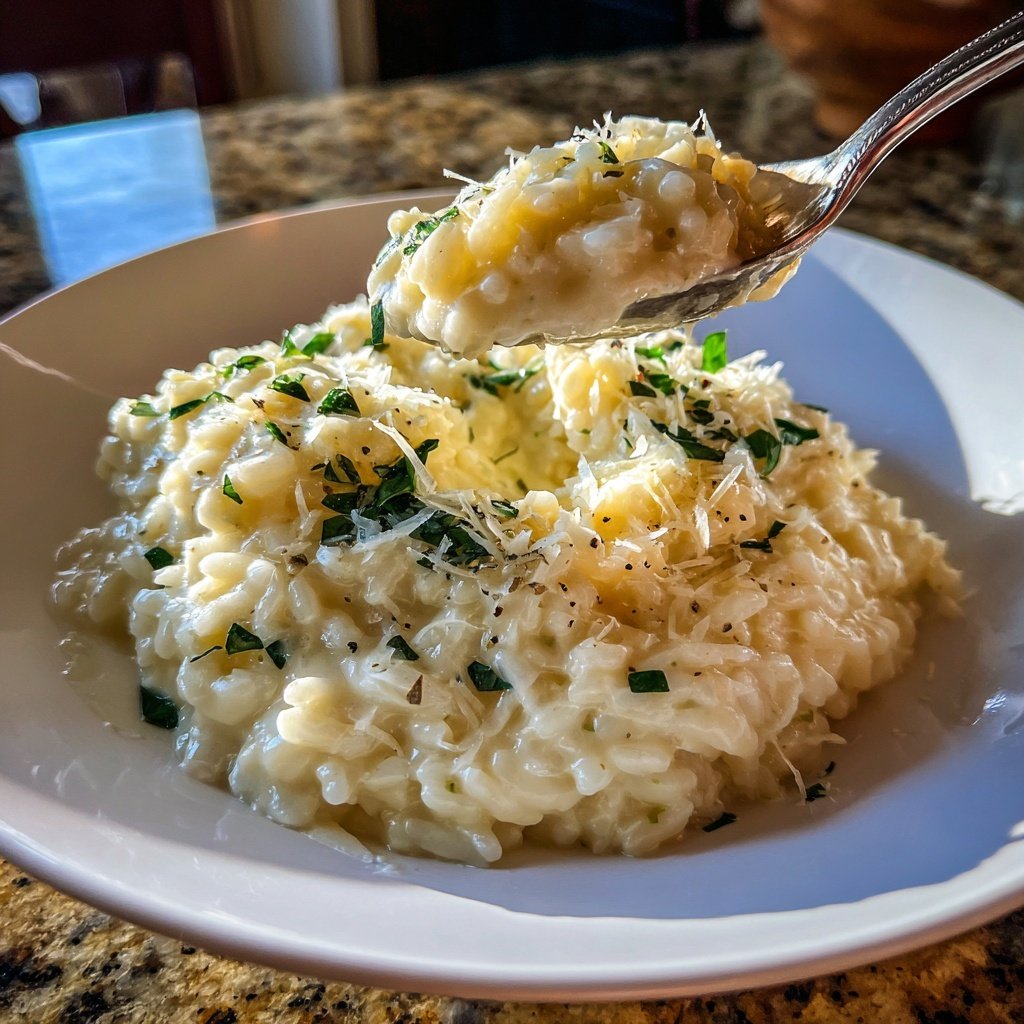 Creamy Parmesan Risotto for Date Night