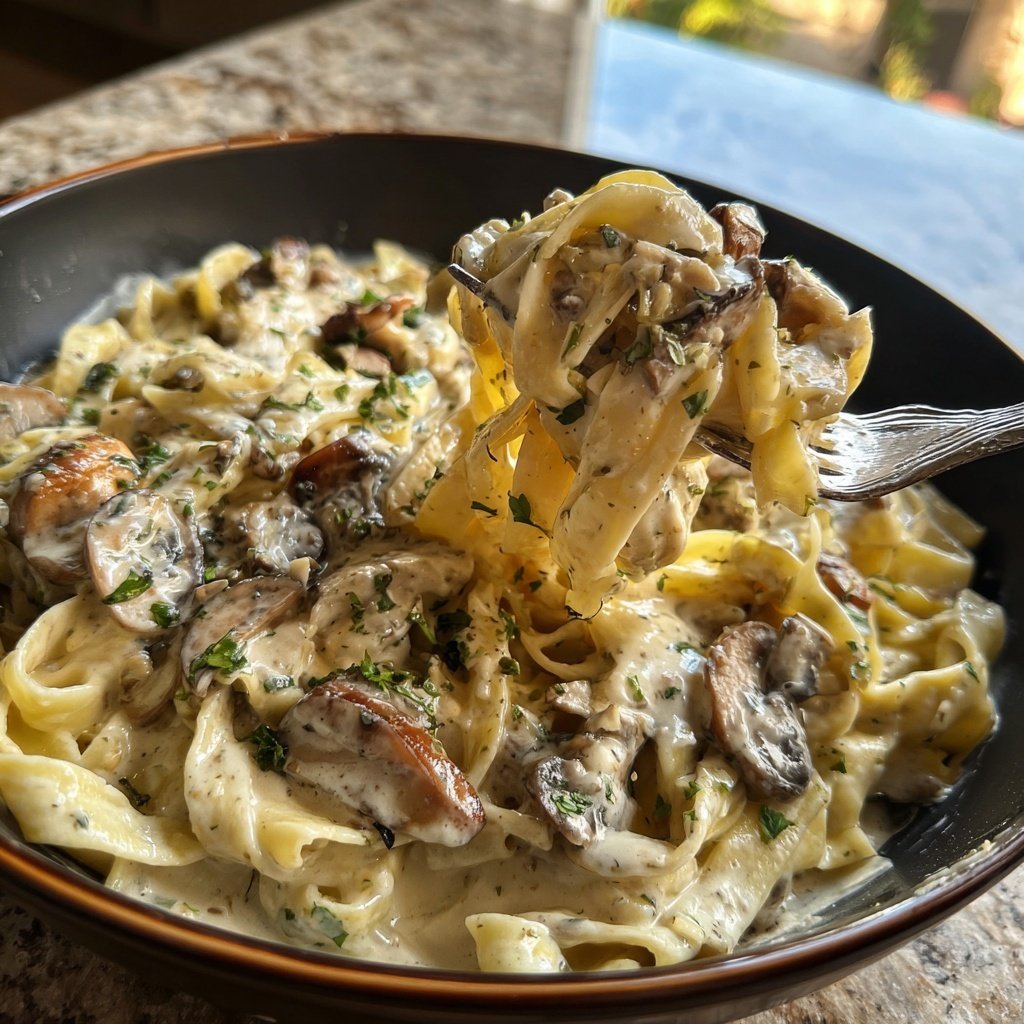 Romantic Mushroom Tagliatelle