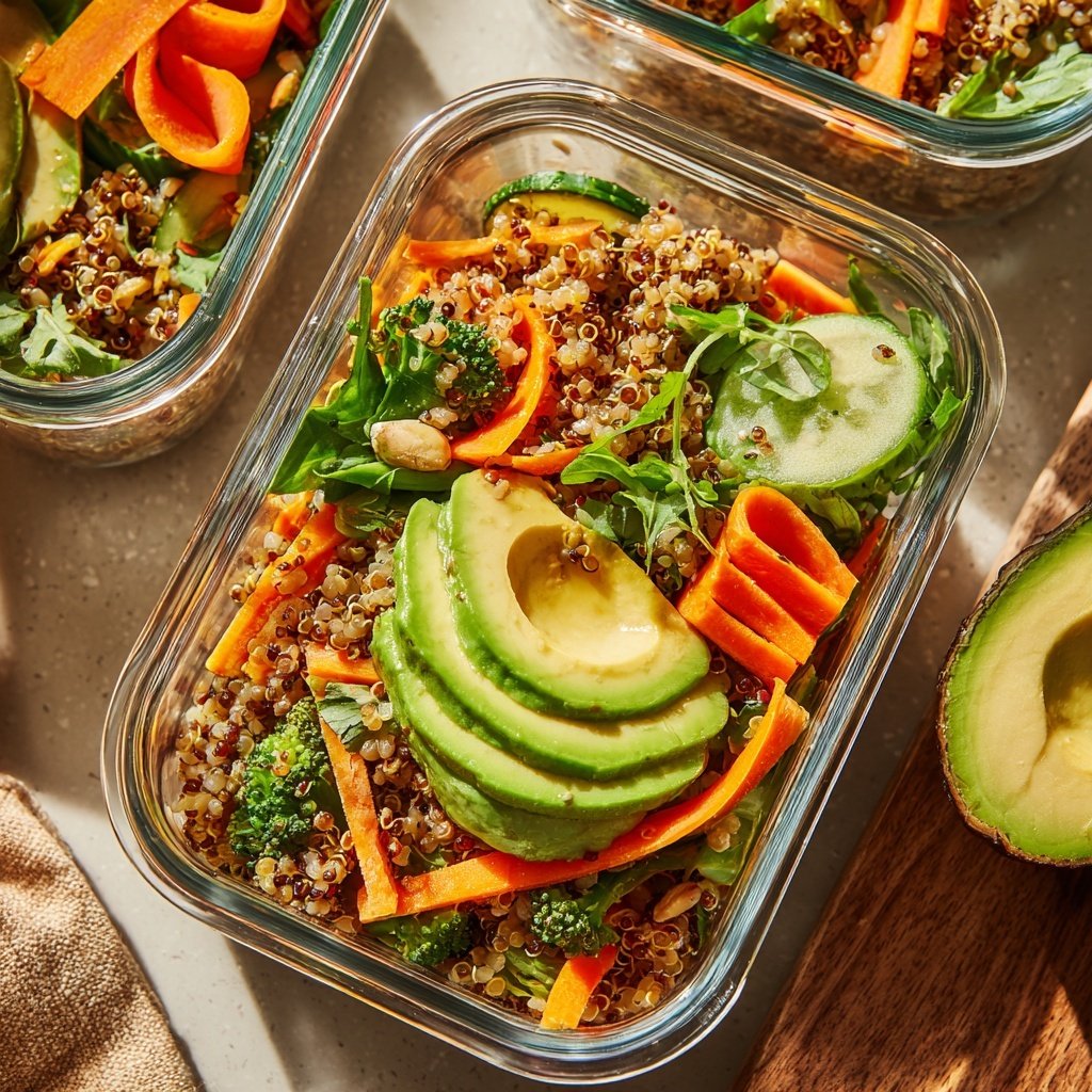 Healthy Lunch Veggie Bento Box