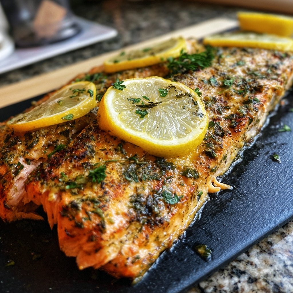 Romantic Herb Roasted Salmon