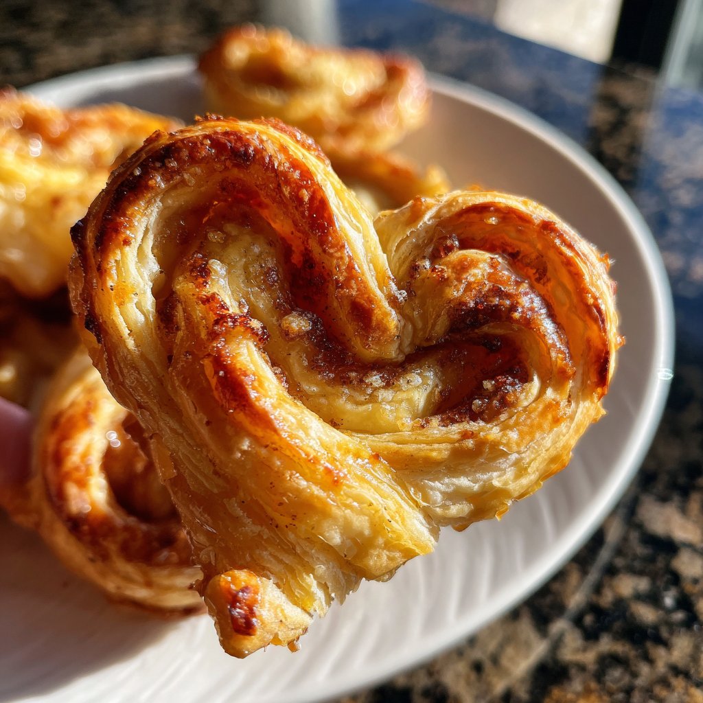 Heart-Shaped Puff Pastry Roses